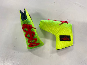 Grinch 6 Blade Putter Cover - Red Lace