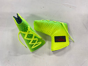Grinch 6 Blade Putter Cover - Green Lace