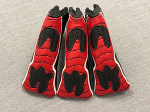 MJ Patent Leather XI Blade Putter Cover - Bred Colorway