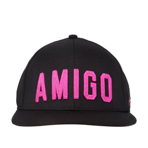 AMIGO Snapback Hat - Black / Pink