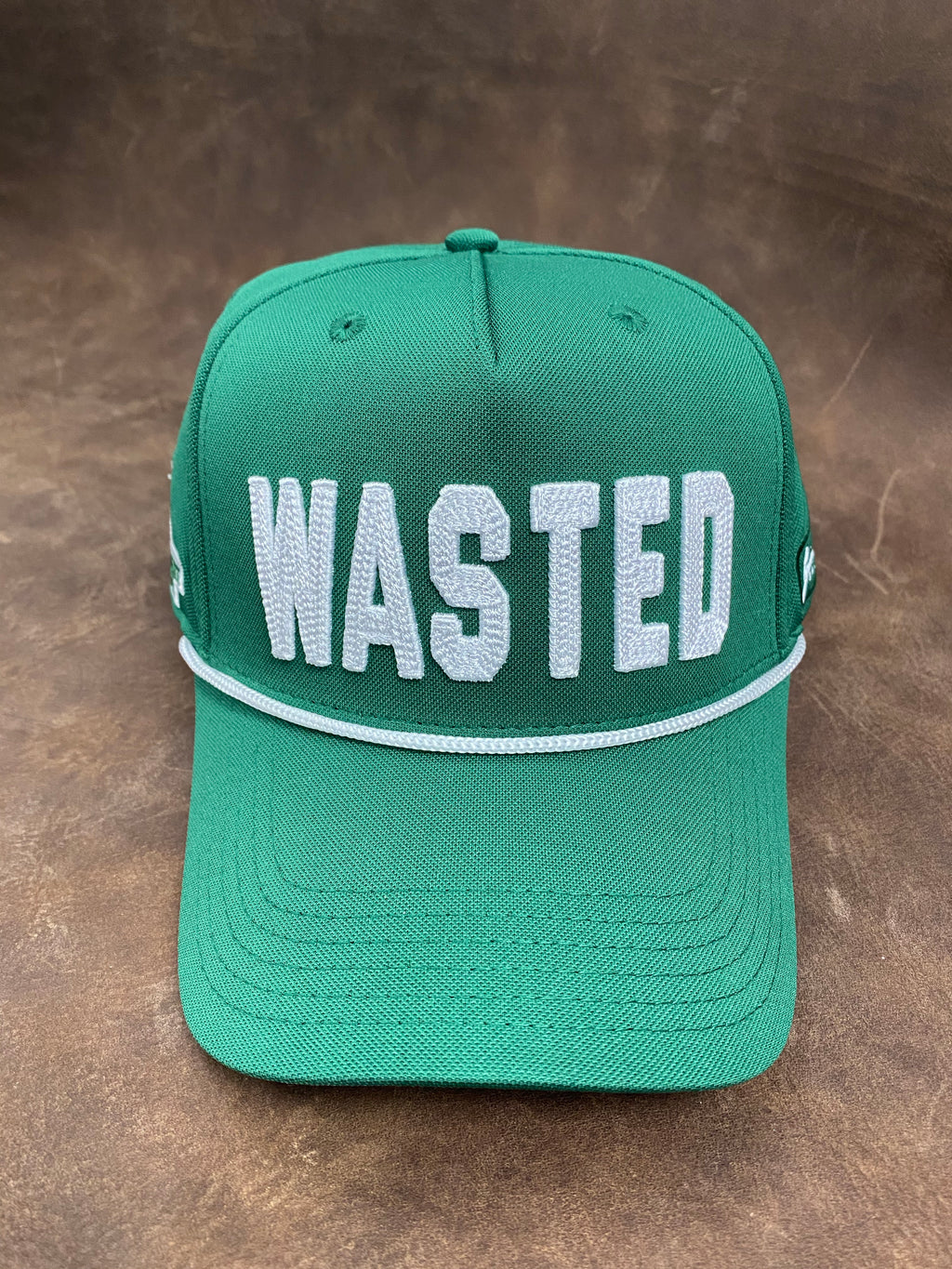 WaStEd Management ROPE Snapback Curved Bill GREEN