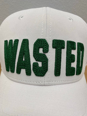 WaStEd Management Snapback WHITE Curved Bill