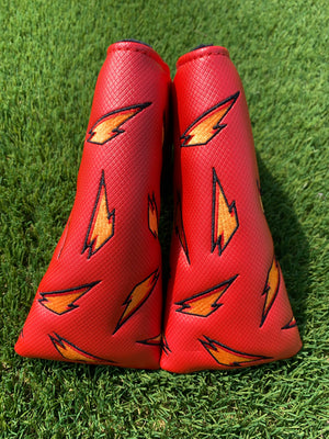 Grindade Blade Putter Cover - Magnetic - Red “Fruit Punch”