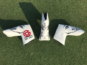 White Arkansas Use Only Putter Cover